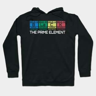 Black The Prime Element Hoodie